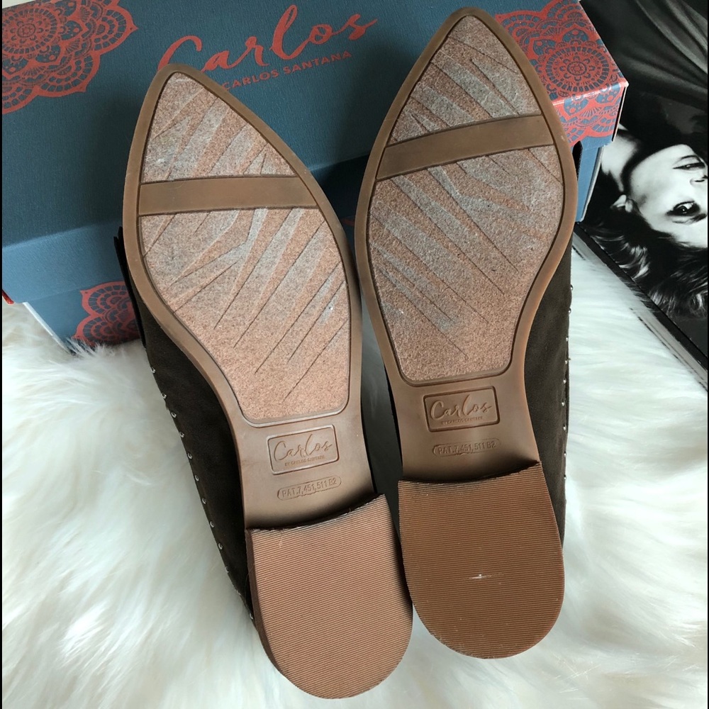 Carlos Santana Dark Brown Fringe Loafers 8.5 - Picture 5 of 6